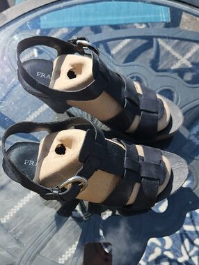 Franco Sarto Strappy  Leather Sandals